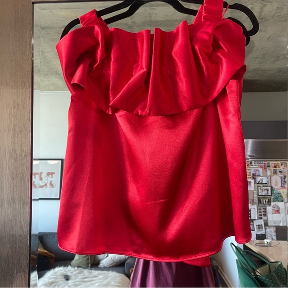 Anthropologie Off-The-Shoulder Bow Top - Picture 4 of 9